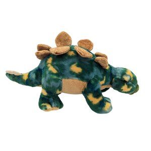 Aurora Plush Stuffed Stegosaurus Dinosaur Toy 14" Green Tie-Dye Soft Cuddly Cuti
